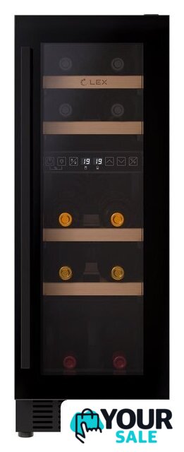Винный шкаф LEX LWD3017BL Dual Zone - Изображение №3 — Интернет-магазин Your Sale