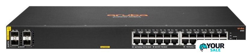 Управляемый коммутатор 2-го уровня Aruba 6100 Series JL677A - Изображение №1 — Интернет-магазин Your Sale