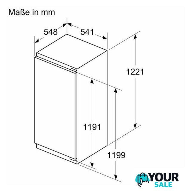 Однокамерный холодильник Siemens iQ100 KI42L2FE1 - Изображение №8 — Интернет-магазин Your Sale