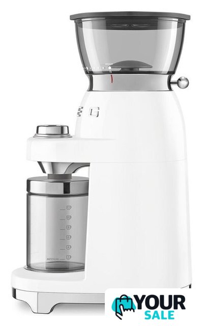 Электрическая кофемолка Smeg CGF03WHEU - Изображение №6 — Интернет-магазин Your Sale