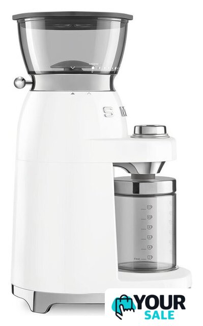 Электрическая кофемолка Smeg CGF03WHEU - Изображение №4 — Интернет-магазин Your Sale