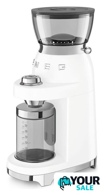 Электрическая кофемолка Smeg CGF03WHEU - Изображение №1 — Интернет-магазин Your Sale