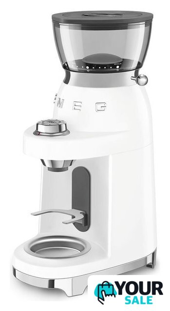 Электрическая кофемолка Smeg CGF03WHEU - Изображение №2 — Интернет-магазин Your Sale
