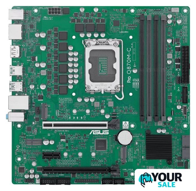 Материнская плата ASUS Pro Q870M-C-CSM - Изображение №1 — Интернет-магазин Your Sale
