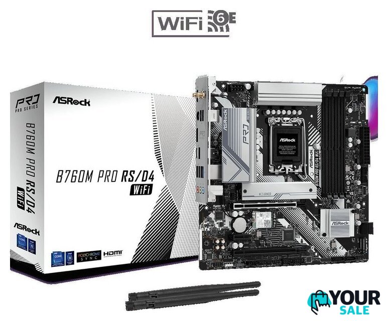 Материнская плата ASRock B760M Pro RS/D4 WiFi - Изображение №6 — Интернет-магазин Your Sale