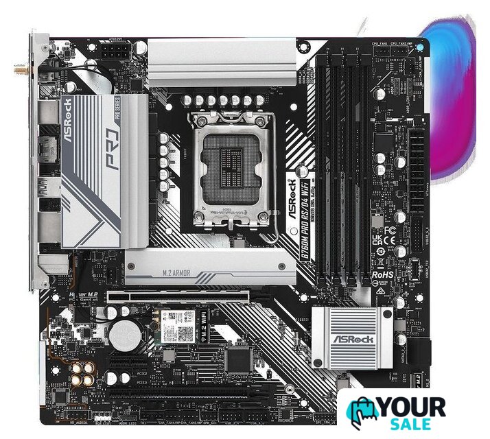 Материнская плата ASRock B760M Pro RS/D4 WiFi - Изображение №2 — Интернет-магазин Your Sale