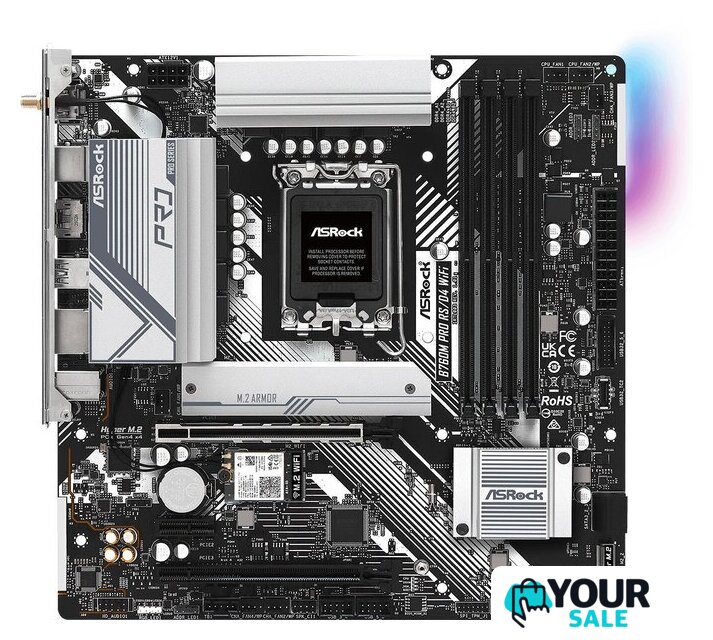 Материнская плата ASRock B760M Pro RS/D4 WiFi - Изображение №1 — Интернет-магазин Your Sale