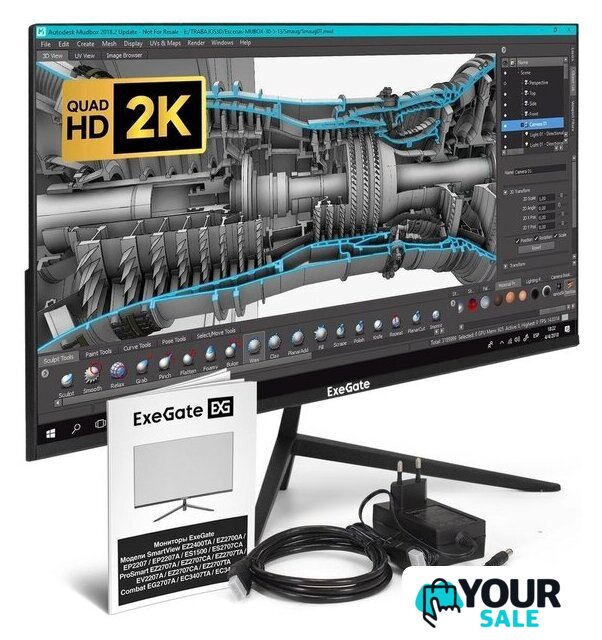 Монитор ExeGate SmartView ES2707CA EX297307RUS - Изображение №5 — Интернет-магазин Your Sale
