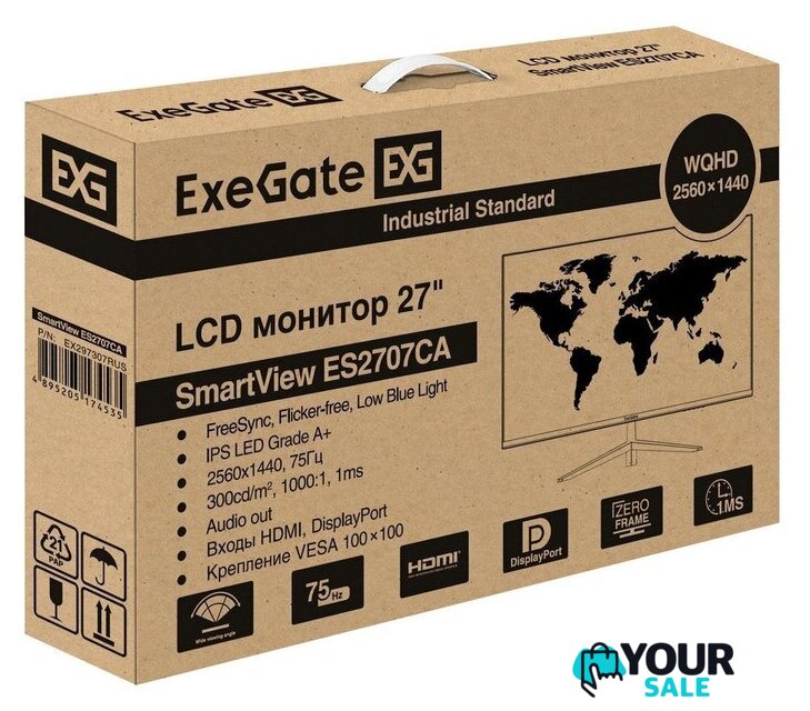 Монитор ExeGate SmartView ES2707CA EX297307RUS - Изображение №9 — Интернет-магазин Your Sale