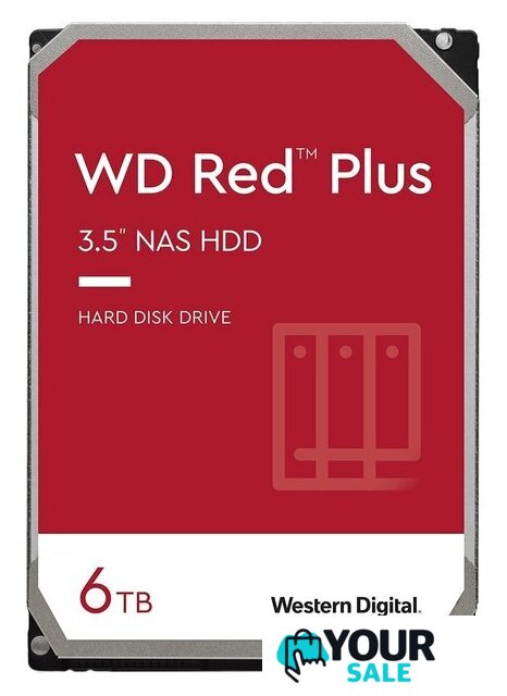 Жесткий диск WD Red Plus 6TB WD60EFPX - Изображение №1 — Интернет-магазин Your Sale
