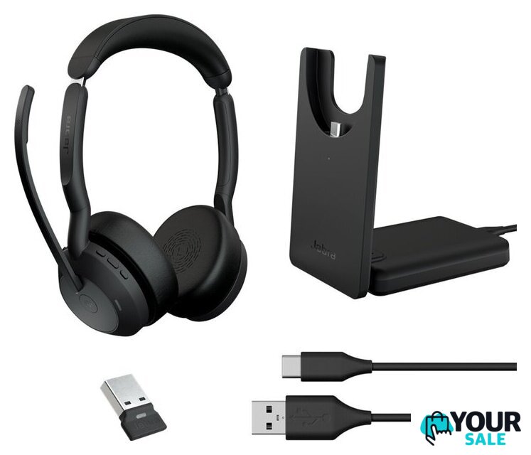 Офисная гарнитура Jabra Evolve2 55 MS Stereo Stand USB-A - Изображение №9 — Интернет-магазин Your Sale