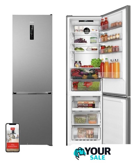 Холодильник Amica FK3706.2DFSiC_CX - Изображение №2 — Интернет-магазин Your Sale