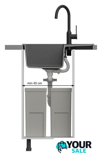Кухонная мойка Quadron HB8210U7-BS_P2O - Изображение №5 — Интернет-магазин Your Sale