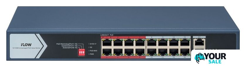 Неуправляемый коммутатор iFlow F-SW-EU418POE-V/L - Изображение №1 — Интернет-магазин Your Sale