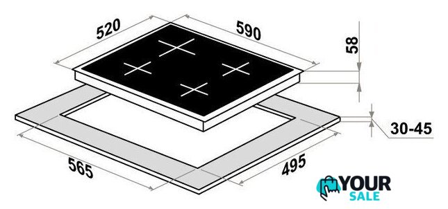 Варочная панель HOMSair HIC64SBG - Изображение №7 — Интернет-магазин Your Sale