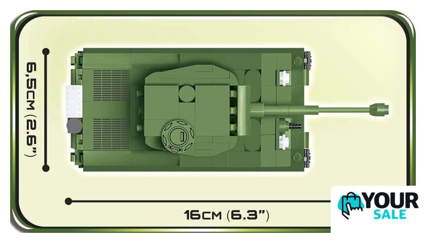 Конструктор Cobi World War II 2705 M4A3E8 Sherman - Изображение №5 — Интернет-магазин Your Sale