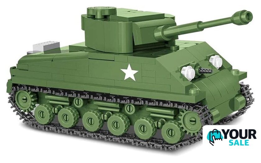 Конструктор Cobi World War II 2705 M4A3E8 Sherman - Изображение №3 — Интернет-магазин Your Sale