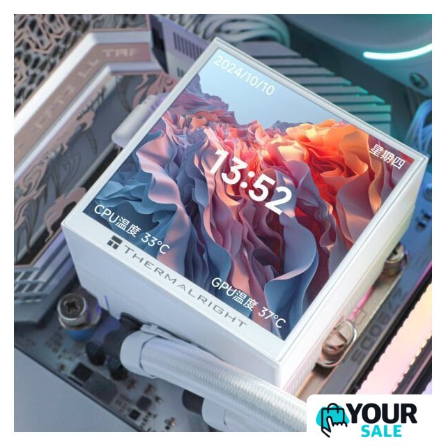 Система жидкостного охлаждения для процессора Thermalright Hyper Vision 360 UB ARGB (белый) - Изображение №7 — Интернет-магазин Your Sale