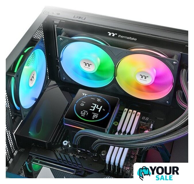 Система жидкостного охлаждения для процессора Thermaltake TH240-S V3 ARGB Sync CL-W469-PL12SW-A - Изображение №5 — Интернет-магазин Your Sale
