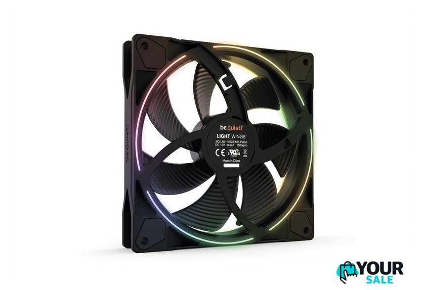 Комплект вентиляторов для корпуса be quiet! Light Wings 140mm PWM Triple Pack BL078 - Изображение №4 — Интернет-магазин Your Sale