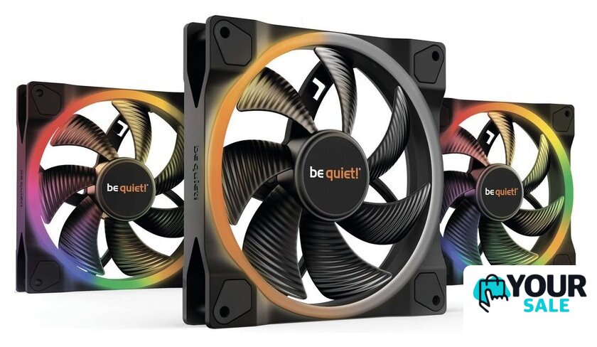 Комплект вентиляторов для корпуса be quiet! Light Wings 140mm PWM Triple Pack BL078 - Изображение №1 — Интернет-магазин Your Sale