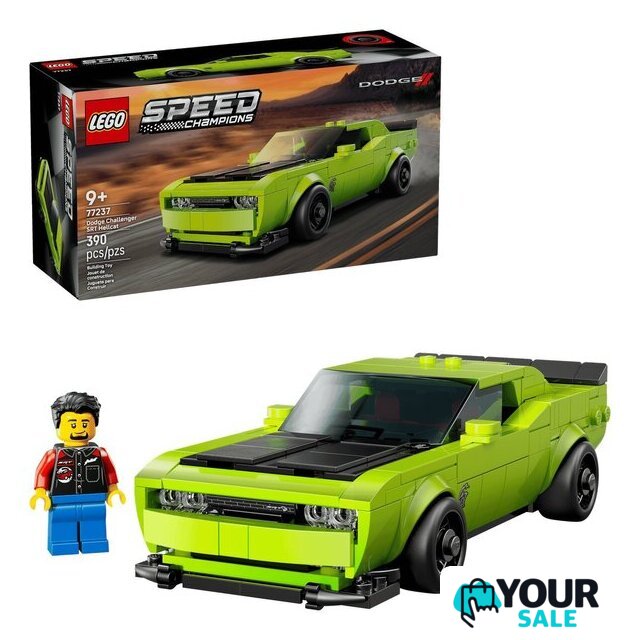 Конструктор LEGO Speed Champions Суперкары Dodge Challenger SRT Hellcat 77237 - Изображение №8 — Интернет-магазин Your Sale