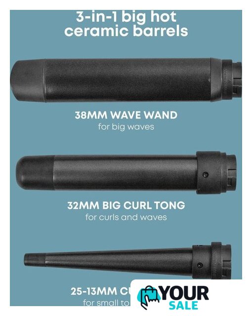 Мультистайлер Revamp Progloss Multiform Curl & Waves 3-in-1 WD-1500 - Изображение №2 — Интернет-магазин Your Sale
