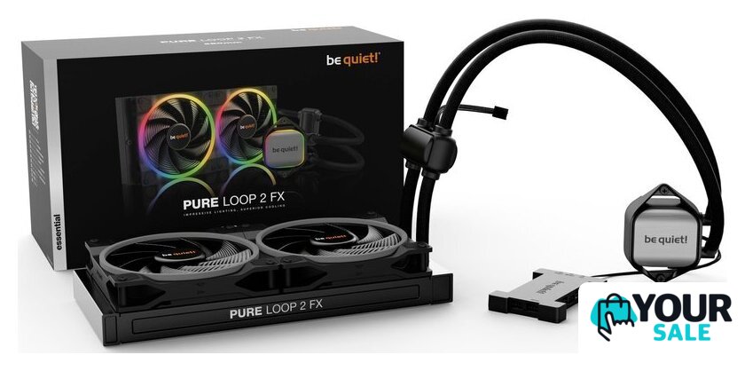 Система жидкостного охлаждения для процессора be quiet! Pure Loop 2 FX 280mm BW014 - Изображение №4 — Интернет-магазин Your Sale