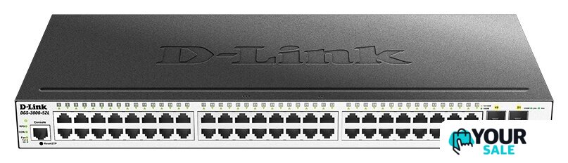 Управляемый коммутатор 2-го уровня D-Link DGS-3000-52L/B1A - Изображение №1 — Интернет-магазин Your Sale