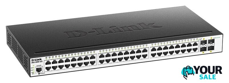 Управляемый коммутатор 2-го уровня D-Link DGS-3000-52L/B1A - Изображение №2 — Интернет-магазин Your Sale