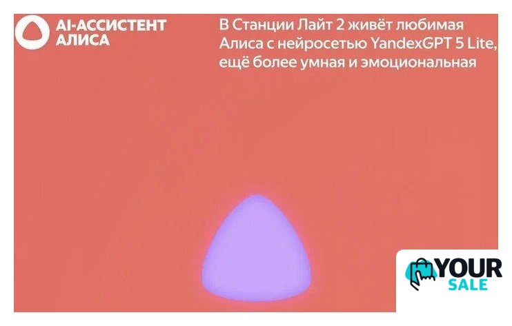 Умная колонка Яндекс Станция Лайт 2 без часов (коралловый) - Изображение №9 — Интернет-магазин Your Sale
