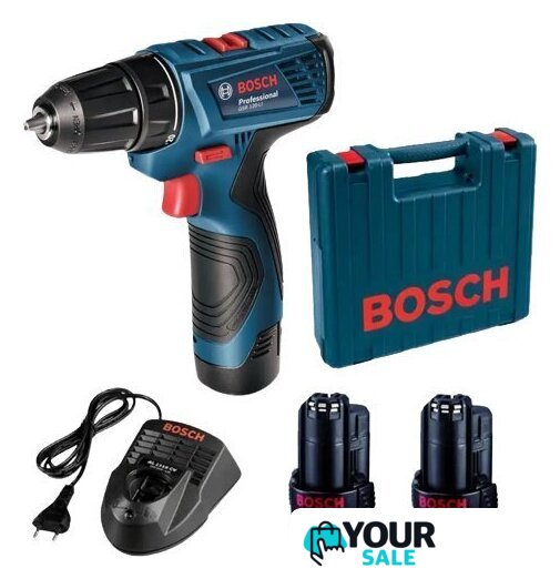 Дрель-шуруповерт Bosch GSR 120-LI Professional 06019F7001 (с 2-мя АКБ, кейс) - Изображение №1 — Интернет-магазин Your Sale