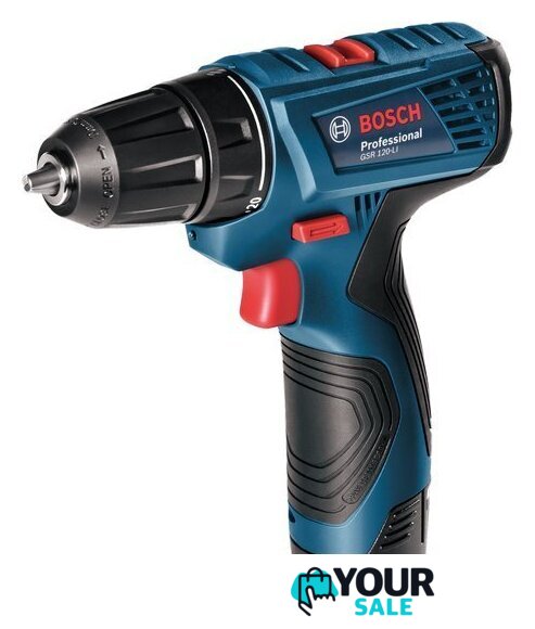 Дрель-шуруповерт Bosch GSR 120-LI Professional 06019F7001 (с 2-мя АКБ, кейс) - Изображение №2 — Интернет-магазин Your Sale