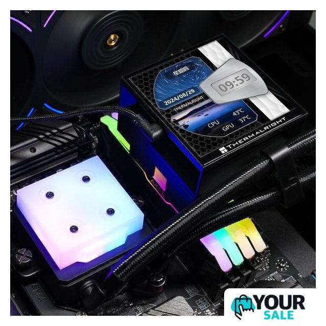 Система жидкостного охлаждения для процессора Thermalright Hyper Vision 360 UB ARGB (черный) - Изображение №8 — Интернет-магазин Your Sale