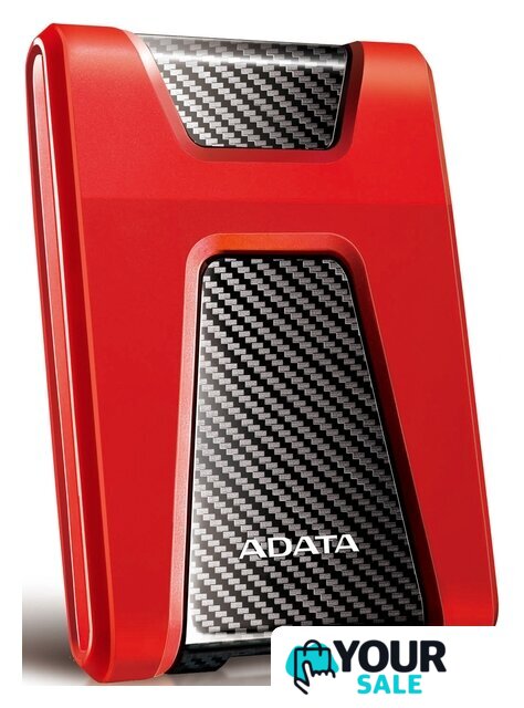 Внешний накопитель ADATA DashDrive Durable HD650 AHD650-1TU31-CRD 1TB (красный) - Изображение №3 — Интернет-магазин Your Sale