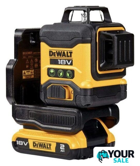Лазерный нивелир DeWalt DCLE34031D1 (с 1-им АКБ, кейс) - Изображение №2 — Интернет-магазин Your Sale