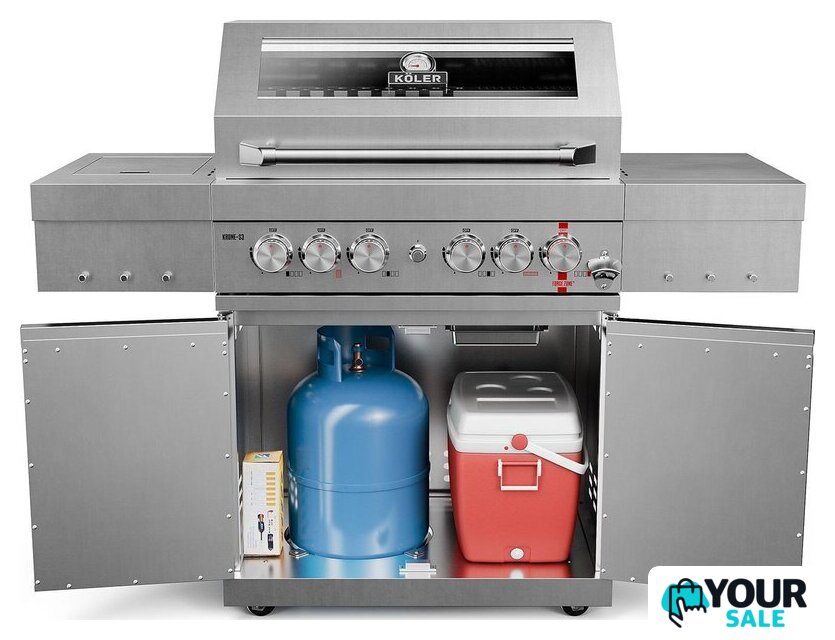 Газовый гриль для дачи Koler Krone S3 Silver KK-S3/S - Изображение №7 — Интернет-магазин Your Sale