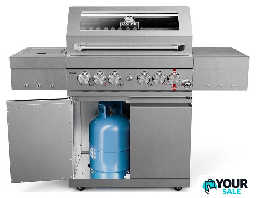 Газовый гриль для дачи Koler Krone S3 Silver KK-S3/S - Изображение №1 — Интернет-магазин Your Sale
