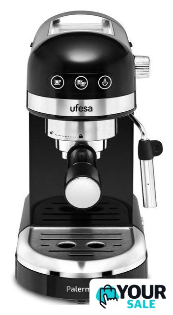 Рожковая кофеварка Ufesa Palermo Black - Изображение №1 — Интернет-магазин Your Sale