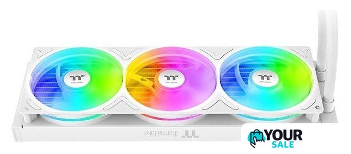 Система жидкостного охлаждения для процессора Thermaltake TH360-S V3 ARGB Sync Snow Edition CL-W472-PL12SW-A - Изображение №4 — Интернет-магазин Your Sale