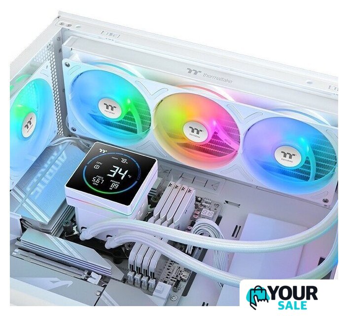 Система жидкостного охлаждения для процессора Thermaltake TH360-S V3 ARGB Sync Snow Edition CL-W472-PL12SW-A - Изображение №5 — Интернет-магазин Your Sale