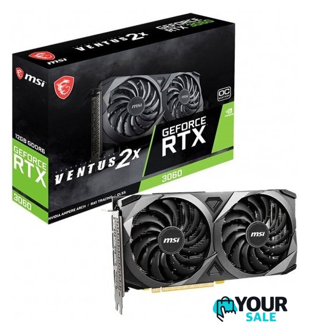Видеокарта MSI GeForce RTX 3060 Ventus 2X 12G OC - Изображение №5 — Интернет-магазин Your Sale