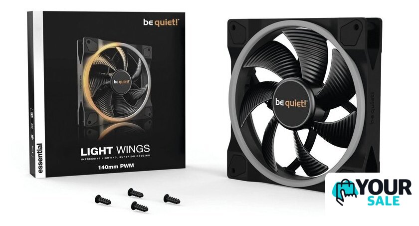Вентилятор для корпуса be quiet! Light Wings 140mm PWM BL074 - Изображение №5 — Интернет-магазин Your Sale