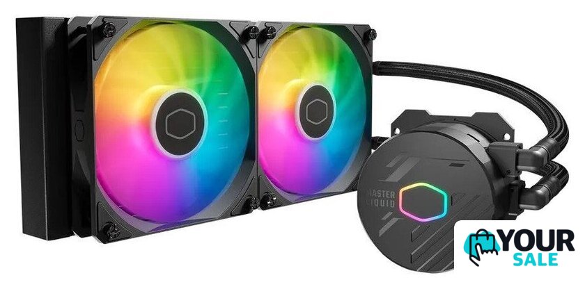 Система жидкостного охлаждения для процессора Cooler Master MasterLiquid ML240L Core ARGB MLW-D24M-A18PZ-R1 - Изображение №1 — Интернет-магазин Your Sale