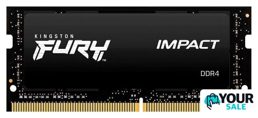 Оперативная память Kingston FURY Impact 16GB DDR4 SODIMM PC4-25600 KF432S20IB/16 - Изображение №1 — Интернет-магазин Your Sale