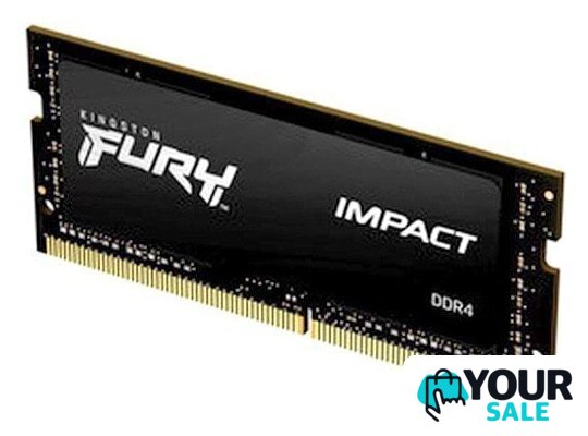 Оперативная память Kingston FURY Impact 16GB DDR4 SODIMM PC4-25600 KF432S20IB/16 - Изображение №2 — Интернет-магазин Your Sale