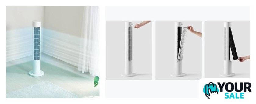 Колонный вентилятор Xiaomi DC Inverter Tower Fan 2 BHR8846EU (с евровилкой) - Изображение №3 — Интернет-магазин Your Sale