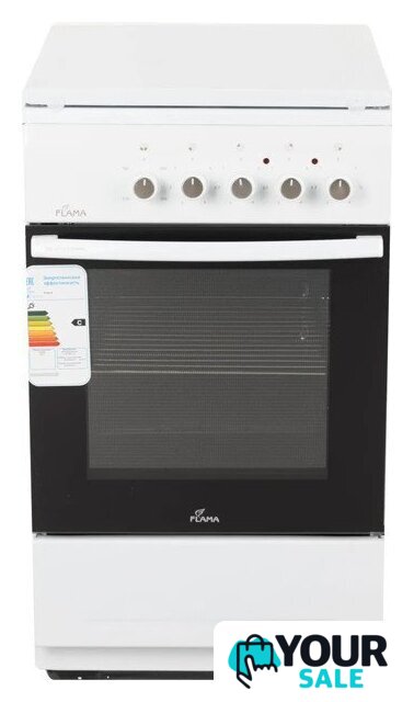 Кухонная плита Flama L FE 14010 (белый) - Изображение №1 — Интернет-магазин Your Sale