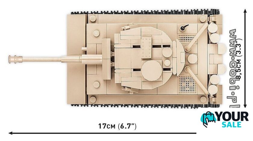 Конструктор Cobi World War II 2710 PzKpfw VI Tiger 131 - Изображение №4 — Интернет-магазин Your Sale