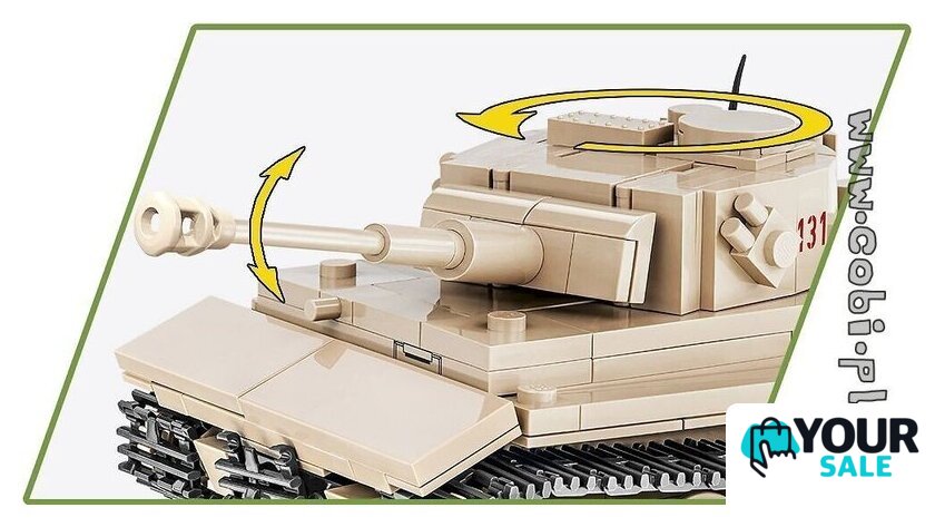 Конструктор Cobi World War II 2710 PzKpfw VI Tiger 131 - Изображение №6 — Интернет-магазин Your Sale